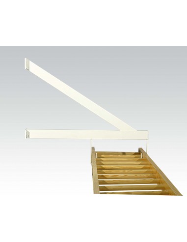 Escalera horizontal de madera de 4 m.