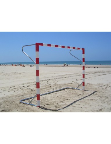 Juego de porterías de balonmano playa de aluminio marco de 80 x 80 mm.